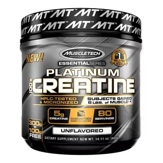 Suplemento En Polvo Muscletech  Essential Series Platinum 100% Creatine Creatina Monohidratada En Pote De 400g