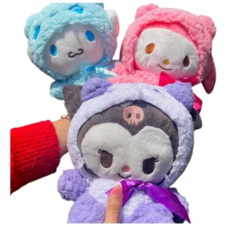 Peluche De Sanrio, Paquete De 3, Cinnamoroll Kuromi Y Melody