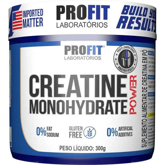 Suplemento en polvo ProFit Laboratórios  Creatine Monohydrate Power creatina monohidratada en pote de 300g