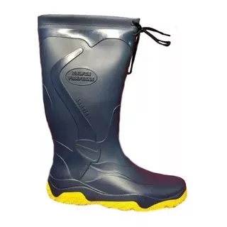 Botas De Lluvia Náutica Marine Calfor Pampeana Cuello Cordon