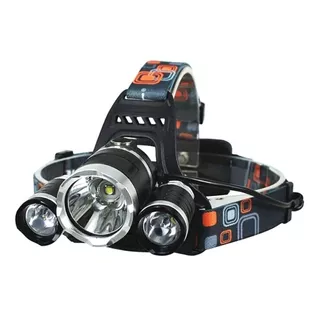 Lanterna Para Ciclismo Pesca Camping C/ 3 Leds Super Forte