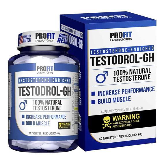 Testodrol - Gh Testosterona Pré Homonal - Profit 60 Comp.