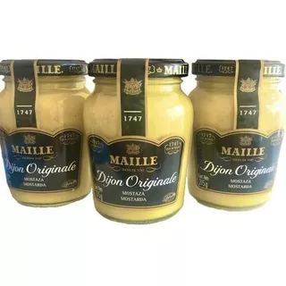 Mostarda Maille Dijon Cozinha Culinária Francesa Kit 3 Potes