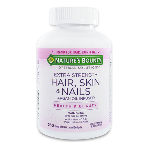 Hair Skin And Nails 5000mcg Vitaminas Para Pelo Piel Y Uñas