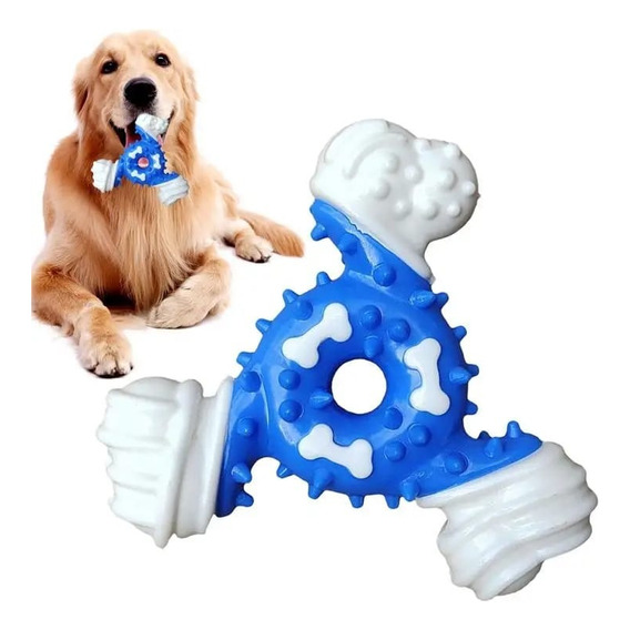 Hueso Indestructible Para Perros Talla S - M 11cm Triple