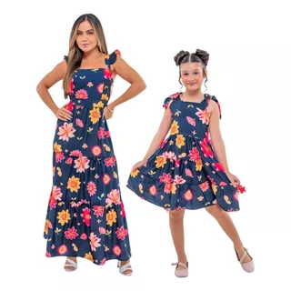 Vestido Tal Mãe Tal Filha Combinando Infantil Juvenil Adulto