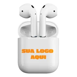 Fone De Ouvido Branco Bluetooth 5.0 Personalizado Logomarca no Mercado Livre com oferta e cupom de desconto