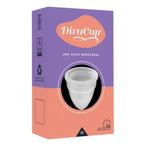 Copa menstrual Diva Cup 0 blanca