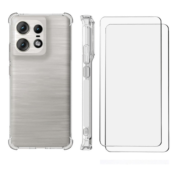 Funda Para Moto Edge 50 Pro Suave Carcasa + 2mica