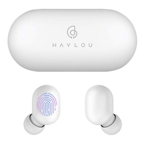 Audífono in-ear gamer inalámbrico Haylou GT Series GT1 blanco