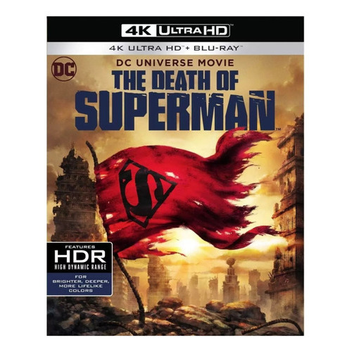 4K Ultra Hd + Blu-ray The Death Of Superman / La Muerte De Superman