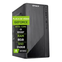 Computador Fácil Intel Core I3 10100f 8gb Ddr4 Ssd 240gb no Mercado Livre com oferta e cupom de desconto