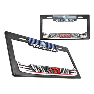 Juego Porta Placas Maxi Universal Volkswagen Gti-r