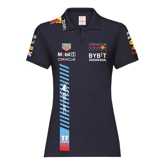 Polo Playera Dama Mujer Checo Perez Redbull Racing  F1