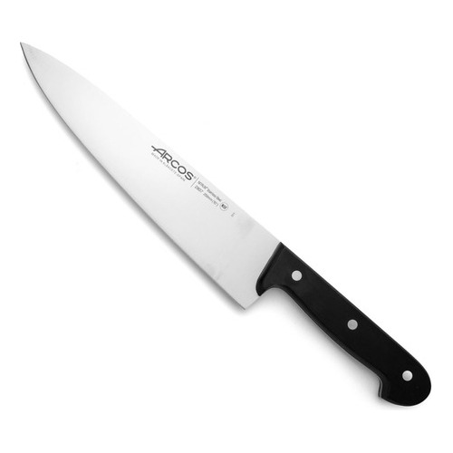 Cuchillo Cocinero Arcos Universal 2807 De 25 Cm. Color Negro