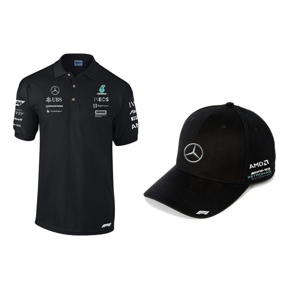 Mercedes  F1 Polo Y Gorra Sport 2024