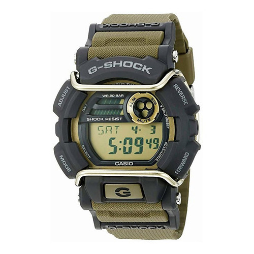 Reloj Casio G Shock Cagd4009cr Hombre E-watch Color de la correa Verde Color del bisel Negro Color del fondo Verde