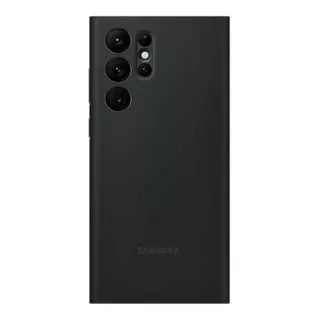 Capa Flip Samsung Smart Clear View Black - Liso - Galaxy S22 Ultra