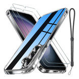 Funda Transparente Para  Samsung Galaxy S23 Fe C/protectores