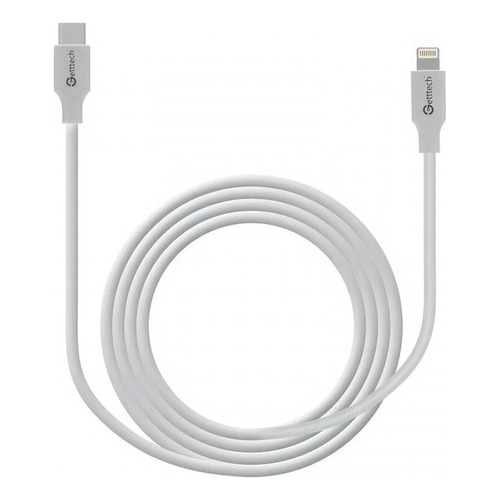 Cable Getttech Usb Blanco Gcl-ltut-01