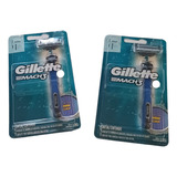 Kit 2 Aparelho De Barbear Gillette Mach3 Sensitive