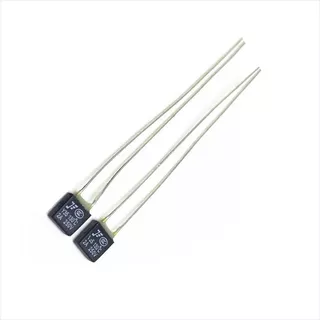 2 X Fusible Térmico, 250v, 2a, 130 °c, Para Ventiladores. 