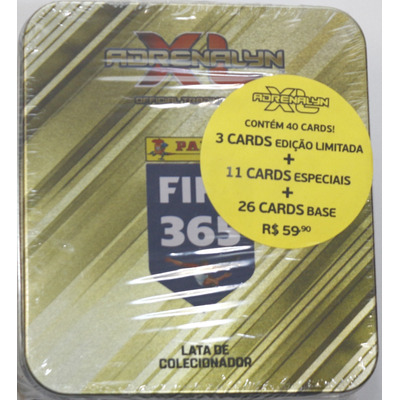 Panini Lata De Colecionar Com 40 Cards - Fifa 365