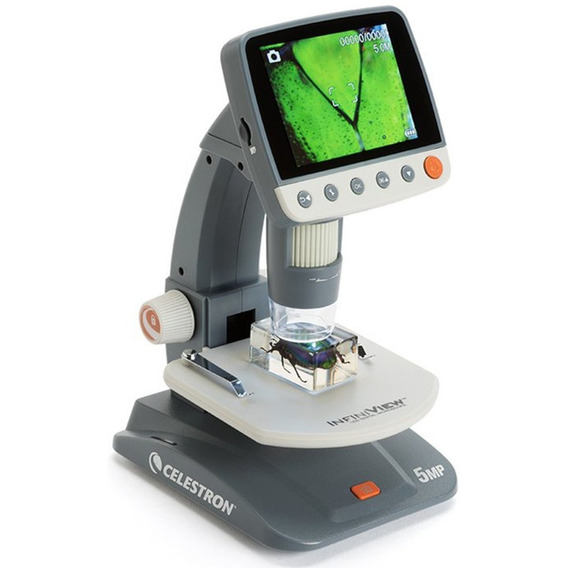 Microscopio Celestron Con Pantalla Lcd Digital 44360 Febo