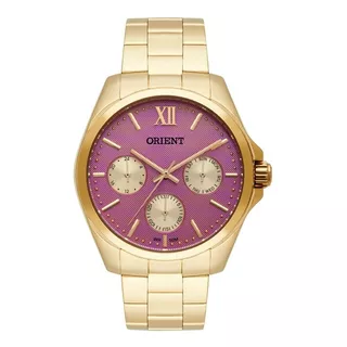 Relógio Orient Feminino Fgssm050 R3kx Rosa Dourado