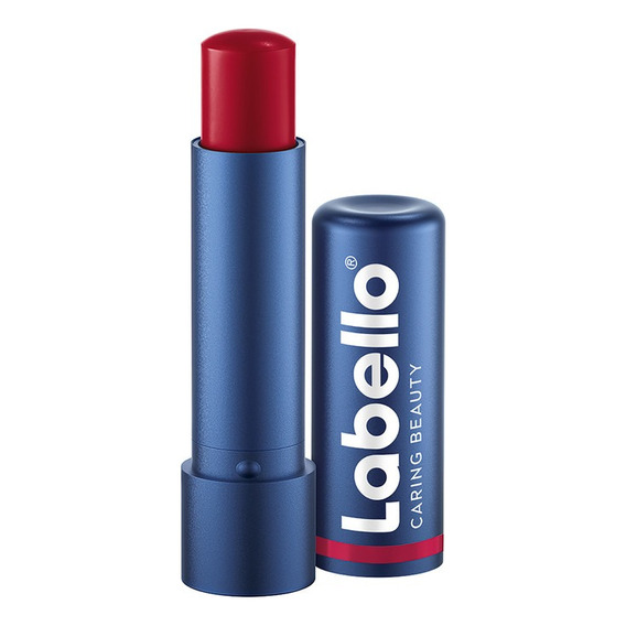 Bálsamo Labial Labello Caring Beauty Color Red 4.8g