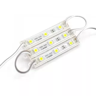 200pçs Módulo De Led Letra Caixa 12v 3-leds 5050 Frio 6500k