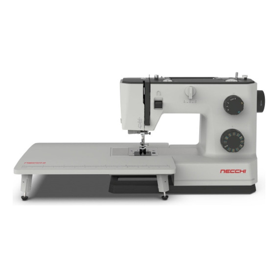 Máquina de coser recta Necchi  Q132A portable blanca