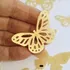 Mariposas Comestibles Doradas - 25 Unidades     (305d)