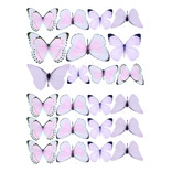 Mariposas Comestibles 5 Paquetes X20u C/u Surtidos