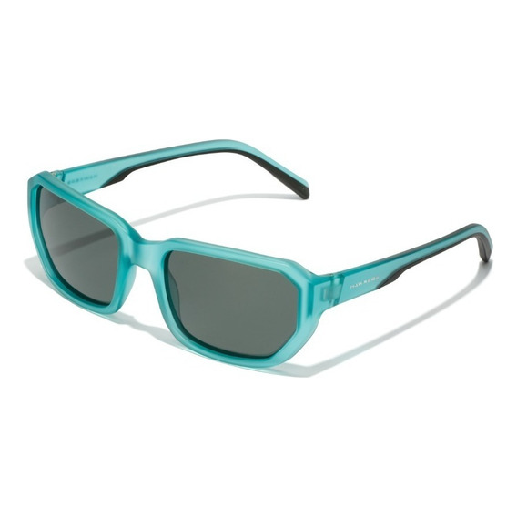 Gafas De Sol Polarizadas Hawkers Bolt Hombre Y Mujer Lente Negro Varilla Azul Armazón Azul Diseño Mirror