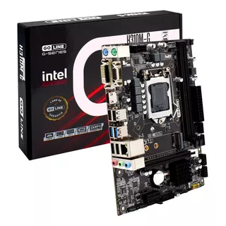 Placa Mãe Go-line H310m-g Para Intel 8ª E 9ª Geração Cor Azul