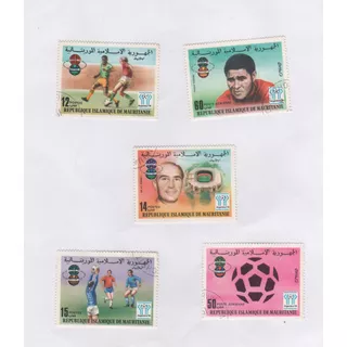 Serie De Estampillas De Mauritania  - Futbol - Mundial 1978