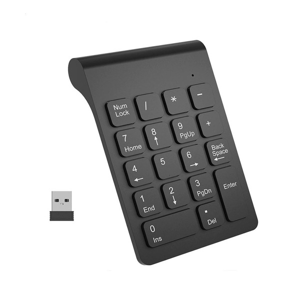 Teclado Numérico Inalámbrico Usb Ergonómico Avatto