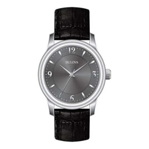 Reloj Bulova Dama 96l315 Correa Negro