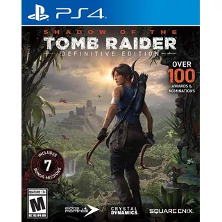 Jogo Shadow Of The Tomb Raider Definitive Edition Ps4 Fisica