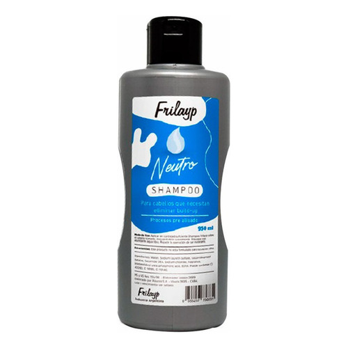 Shampoo Neutro Frilayp Pre Alisados Peluqueria X 950