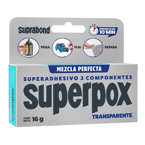 Adhesivo Superpox Transparente 10 Minutos Suprabond