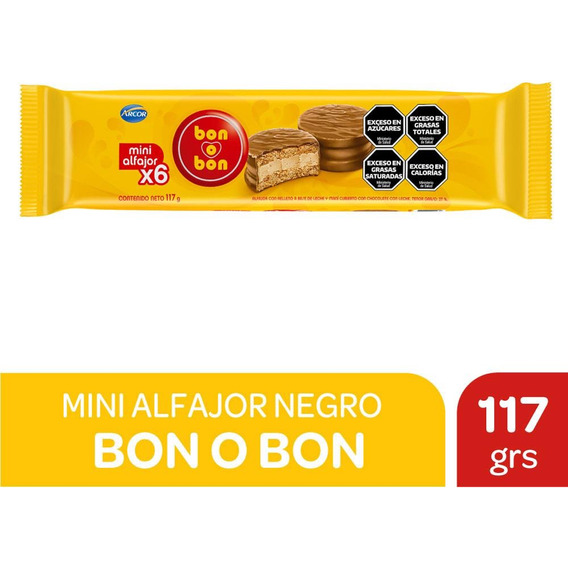 Mini Alfajor Bon O Bon Tubo Arcor Oficial