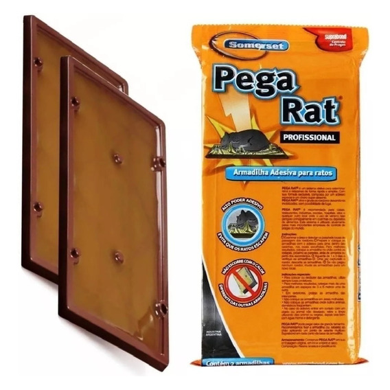 Trampa Adhesiva Para Ratas Y Lauchas Pegarat Pack X 2un Fs