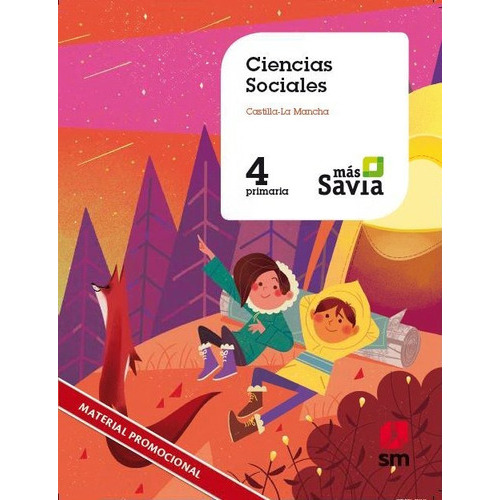 Ciencias Sociales. 4 Primaria. Mas Savia. Castilla La Mancha, De Pérez Bravo, José Luis. Editorial Ediciones Sm, Tapa Blanda En Español