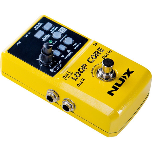 Pedal de efecto NUX Loop Core  amarillo