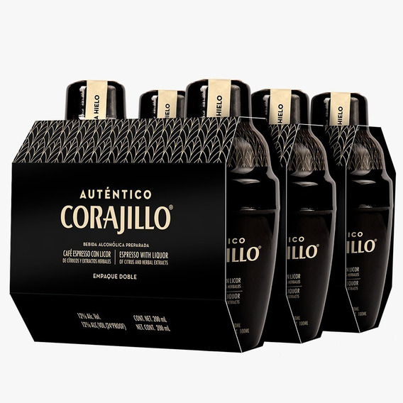 Auténtico Corajillo 3 Dúos (6 Piezas) 100ml