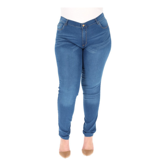 Pantalón Mezclilla Austin Curvy Plus Aum535 Talla Extra 