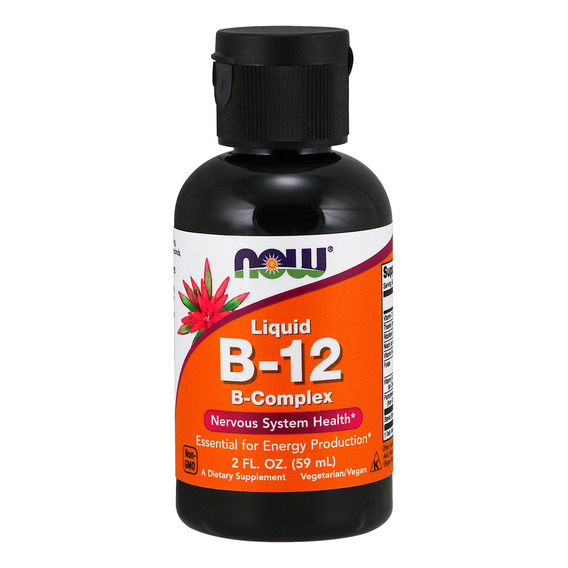 Complejo De Vitaminas B12 Now Foods Líquido Sublingual 59ml