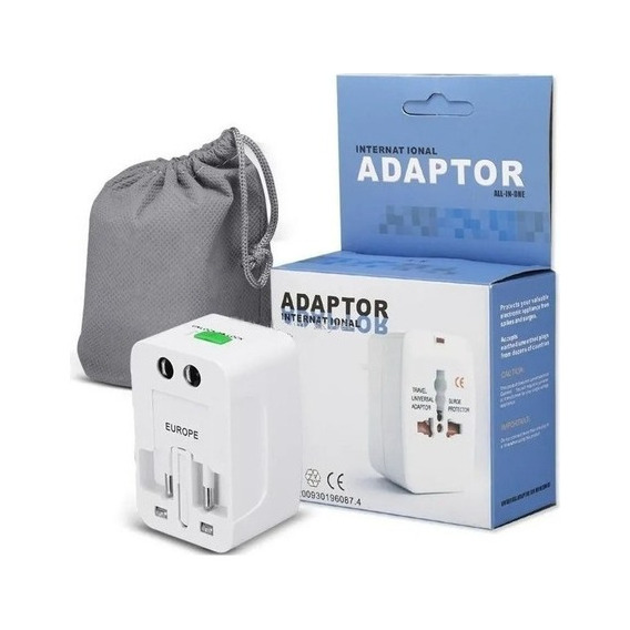 Adaptador Universal Viajero Cualquier Enchufe Europa